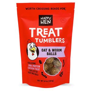 Happy Hen Treat Tumblers, Seed & Worm Balls, 14 oz