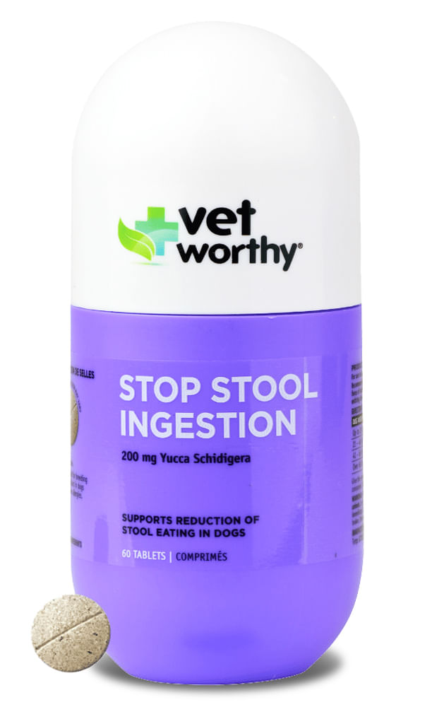 Vet Worthy Stop Stool Ingestion Chewables for Dogs, Liver Jeffers