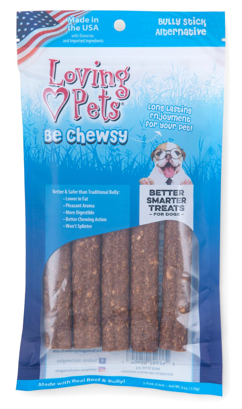 Loving Pets Be Chewsy, Bully Stick Alternative Jeffers