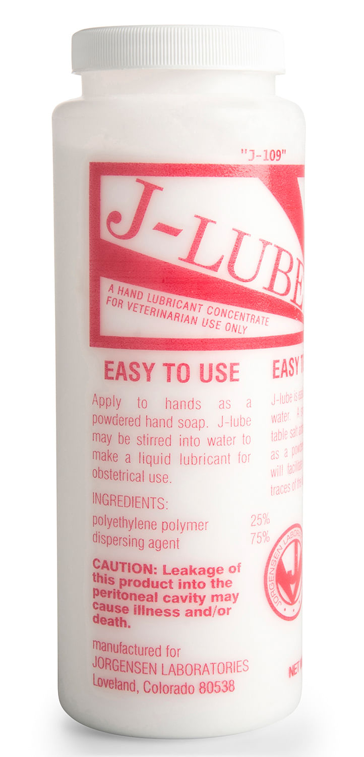 Jorvet J0109 J-Lube Obstetrics Lubric Powder for Pets 10-Ounce - Pack of 4