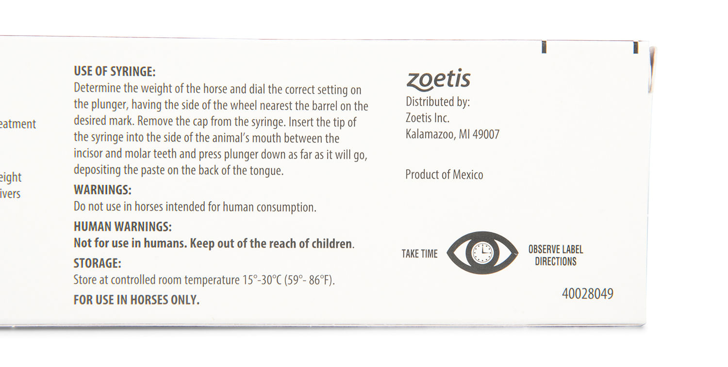 Anthelcide EQ Horse Wormer Paste (oxibendazole) Jeffers