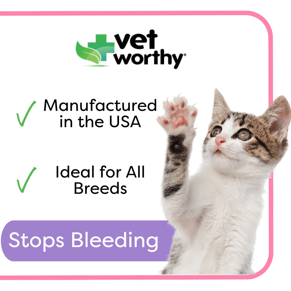 Vet Worthy Styptic Powder for Cats, 0.5 oz Jeffers