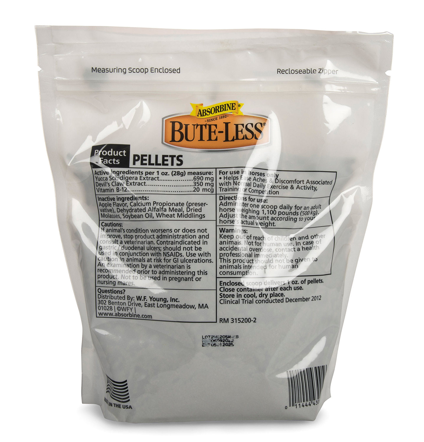 ButeLess Horse Pain Reliever Pellets Jeffers