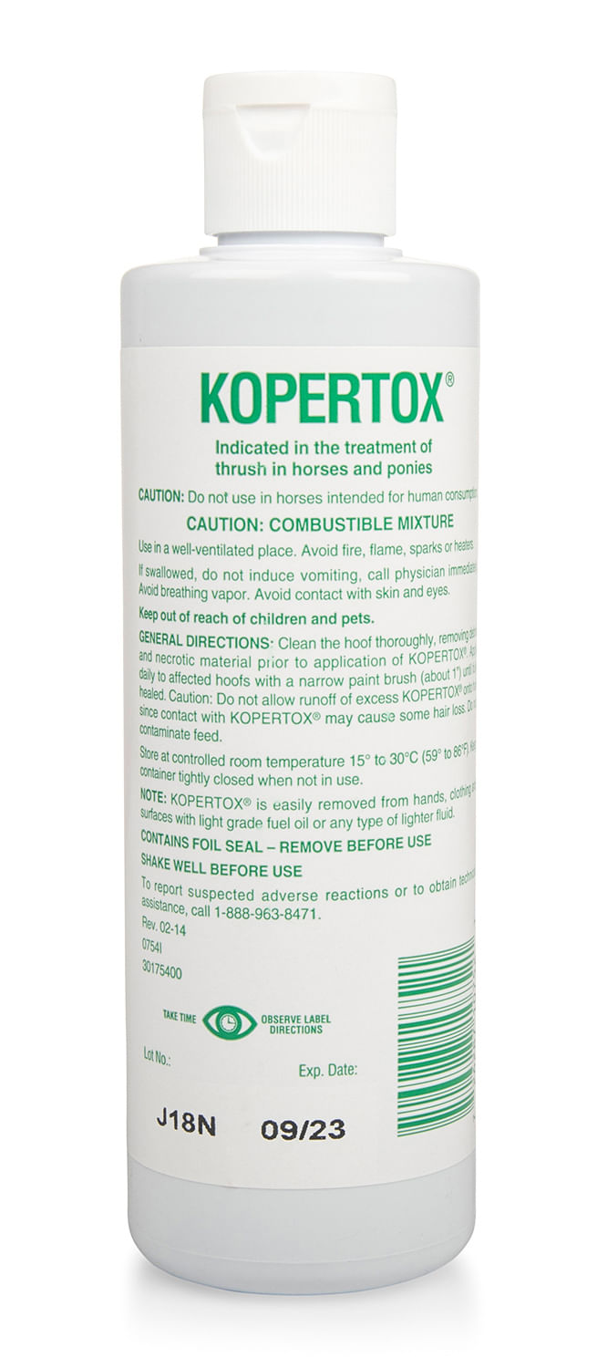 Kopertox Treatment for Thrush (Copper Naphthenate) Jeffers