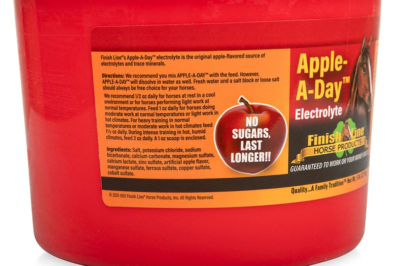 AppleADay™ Electrolyte Supplement for Horses Jeffers