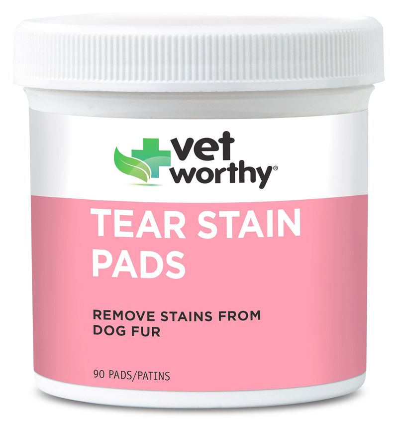 Vet Worthy Tear Stain Pads for Dogs, 90 ct Jeffers