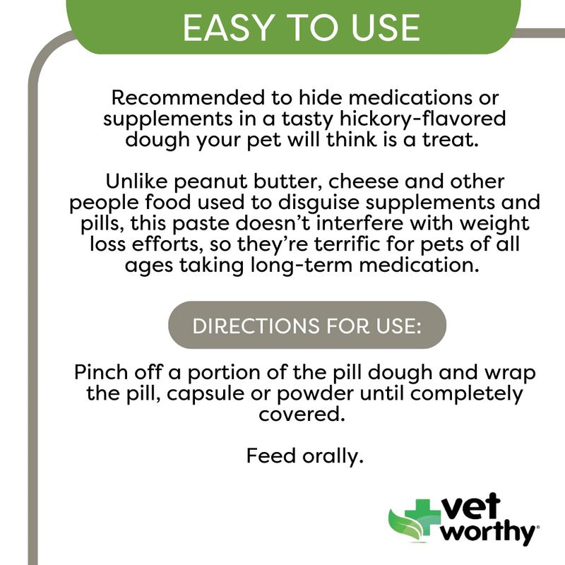 Vet Worthy HideAPill, Smoked Hickory, 4 oz Jeffers