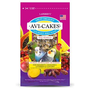 Lafeber Fruit Delight Avi-Cakes for Small Birds, 8 oz