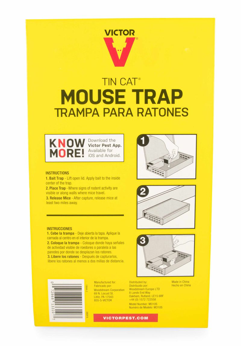 Automatic mouse trap, metal - Pest