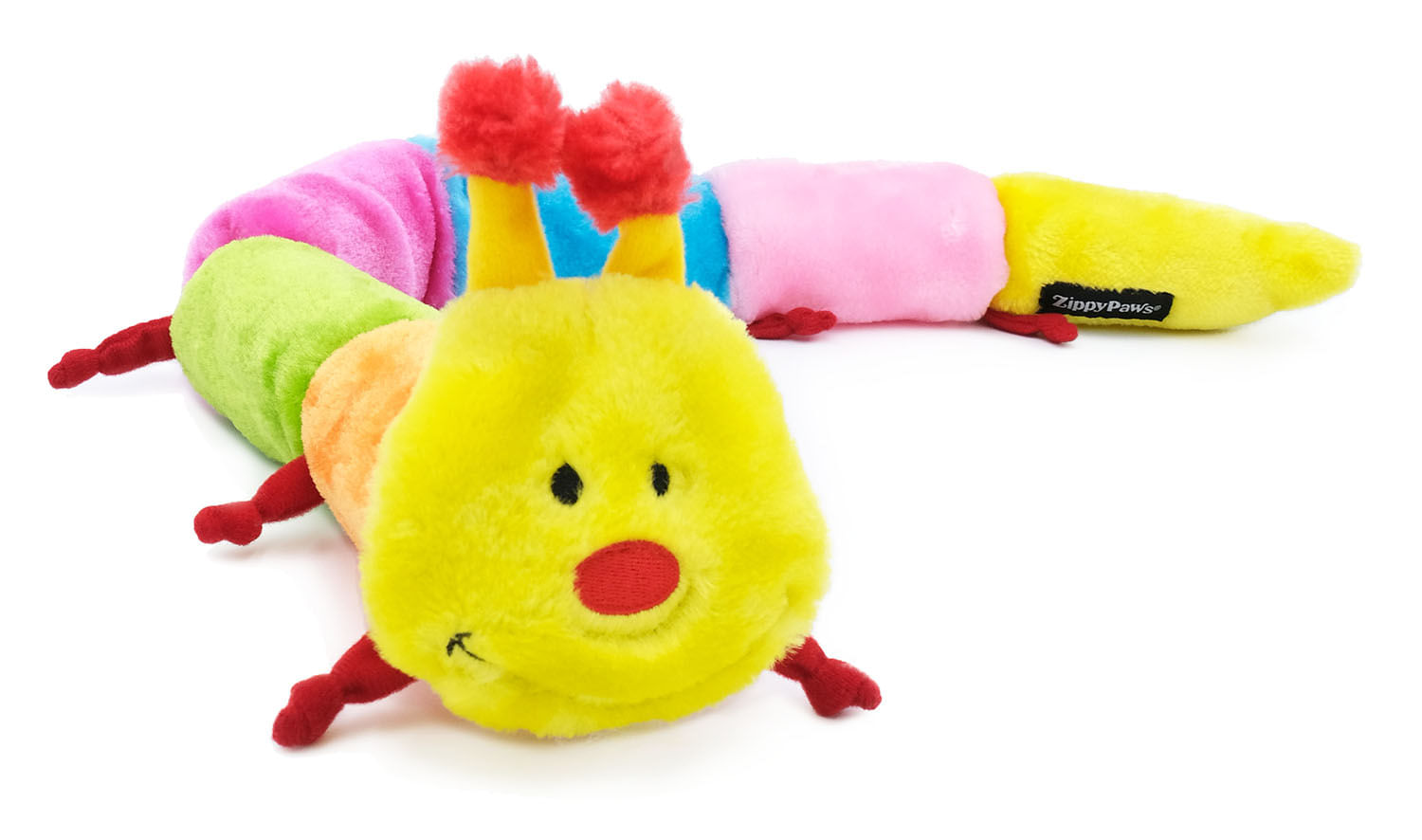 Caterpillar Deluxe with 7 Squeakers Dog Toys - Jeffers