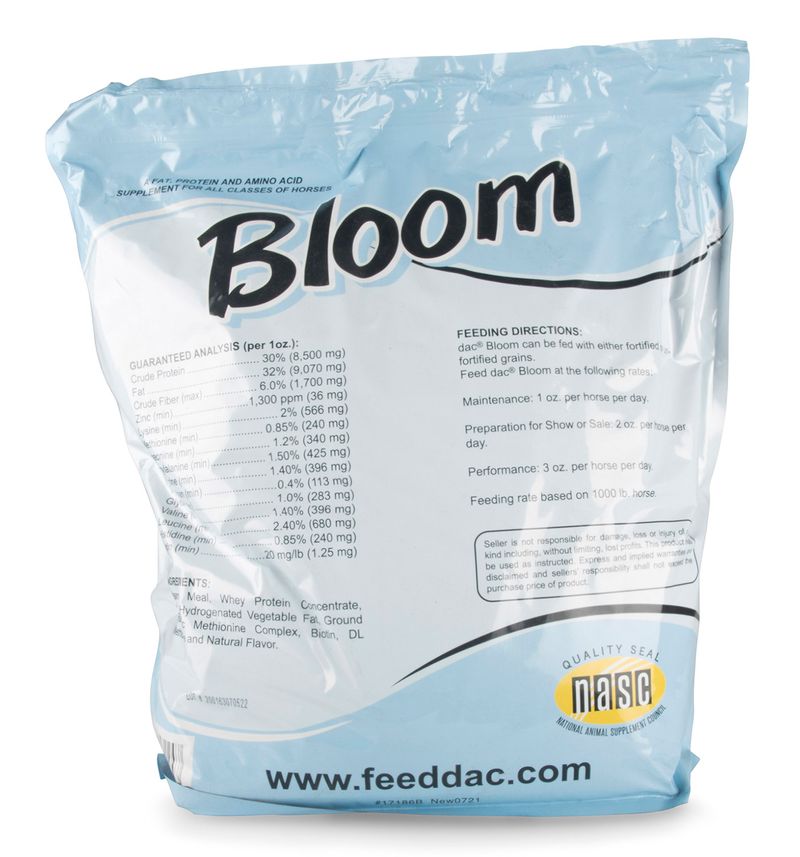 dac BLOOM Fat, Vitamin, & Mineral Horse Supplement - Jeffers