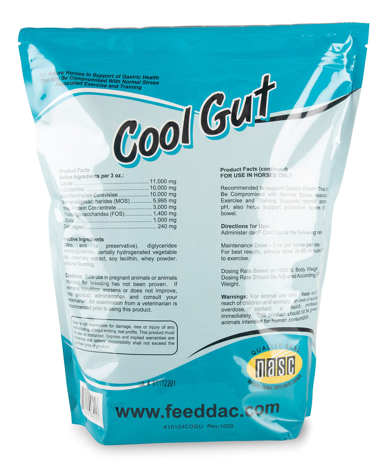 Cool Gut Horse Digestive Supplement Jeffers