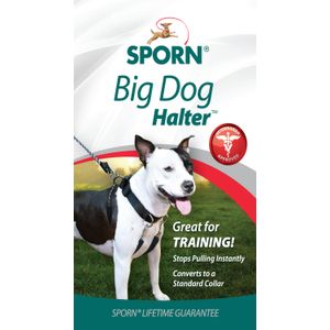 Sporn Big Dog Halter, Black