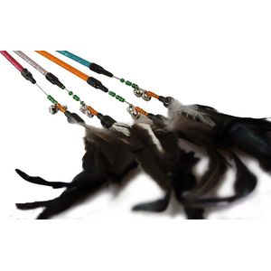 Kitty Feather Wand, 30", Assorted