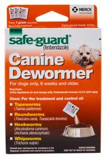 Safeguard dewormer shop dosage for dogs