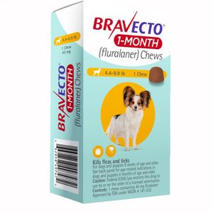 Bravecto Chews for Dogs, 1 Month