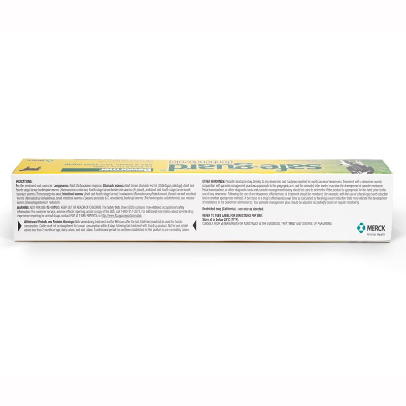 Safe-Guard Dewormer Paste for Cattle 290 g  (10% Fenbendazole)