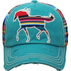 Serape Horse Washed Vintage Cap