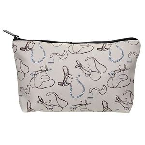 Lila Bridles n' Things Cosmetic Pouch