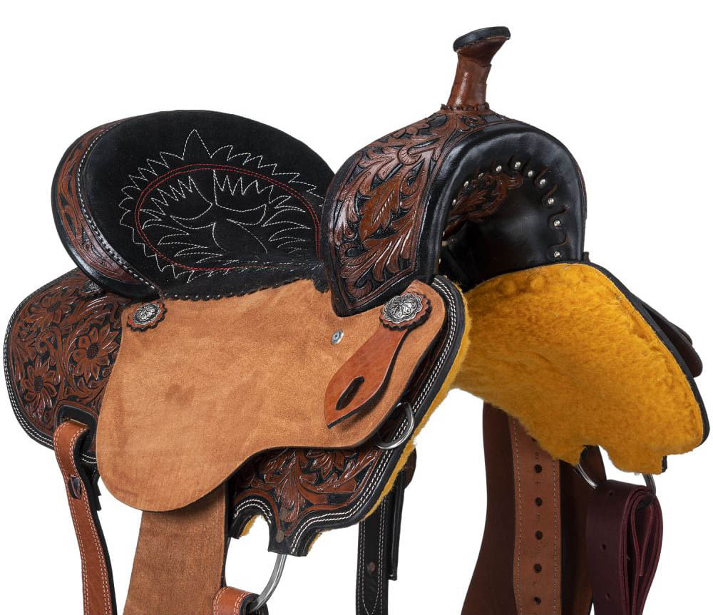 Royal King Hawley Barrel Saddle Package, Two Tone Jeffers