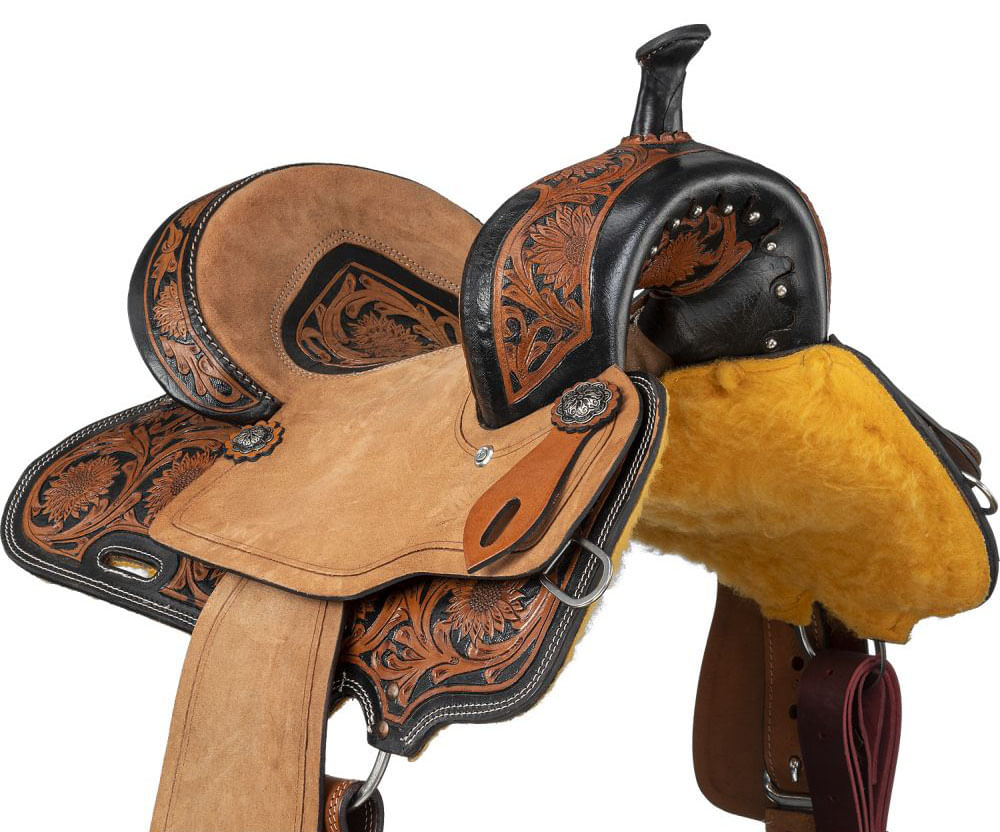 Royal King Youth Dublin Roughout Barrel Saddle - Jeffers