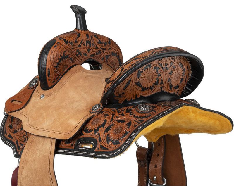 Royal King Youth Dublin Roughout Barrel Saddle - Jeffers