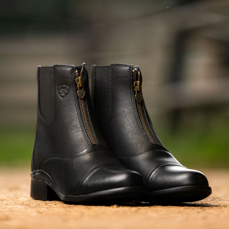 Ariat Scout Zip Paddock Boot Adult Black Jeffers