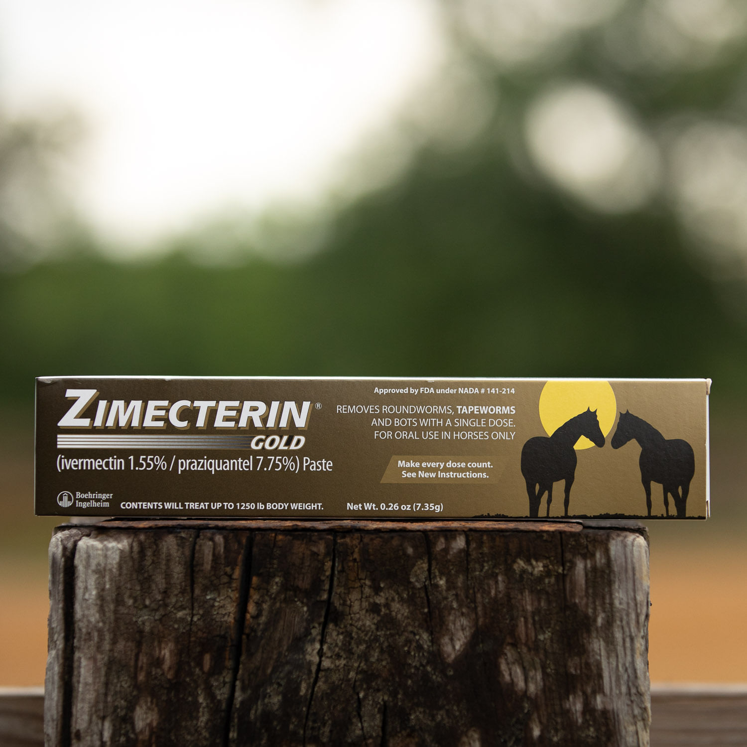 Zimecterin Gold Horse Wormer (Paste), 1dose Jeffers