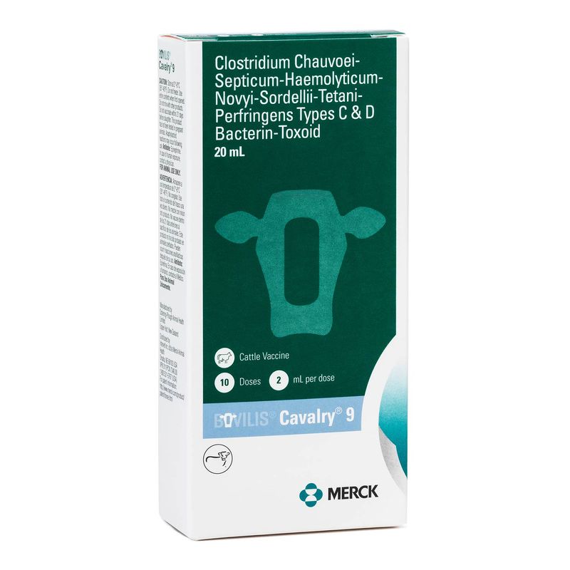 Bovilis Cavalry 9 Vaccine (8way Blackleg with Tetanus) Jeffers