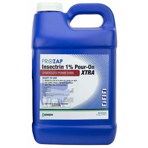 Prozap Insectrin 1% Pour-On Xtra 2.5gal