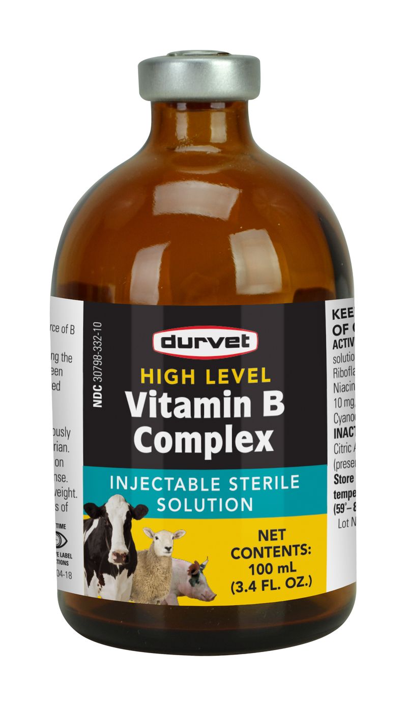 High Level Vitamin B Complex, 100 mL Jeffers