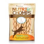NutriChomps 4ct 9” Milk Flavor Braid