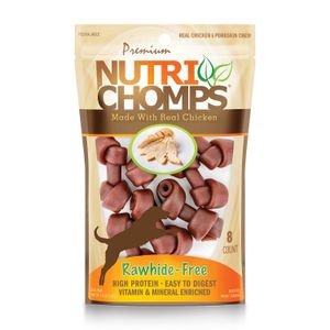 NutriChomps 8ct Chicken Flavored Mini Knot