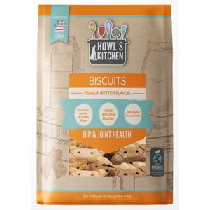 Howl's Kitchen Peanut Butter Flavor Hip & Joint Biscuits, 2.62 lbs
