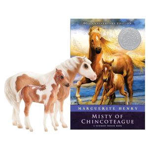 Misty of Chincoteague and Her Foal Stormy & Book Set