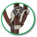 Smarty-x-Synergy-Latigo-Lined-Oiled-Harness-Leather-Headstall-with-Designer-Hardware