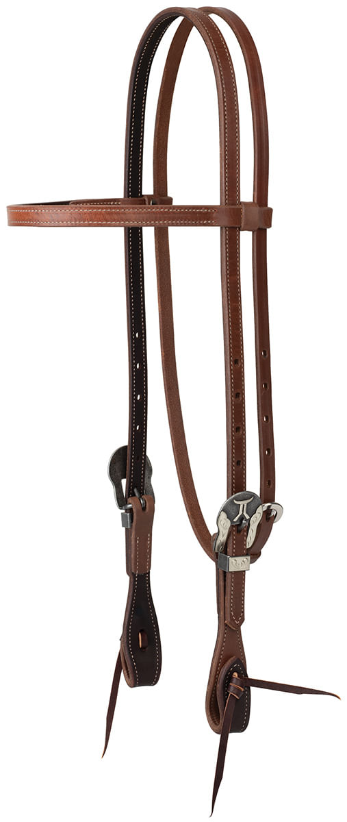 Smarty-x-Synergy-Latigo-Lined-Oiled-Harness-Leather-Headstall-with-Designer-Hardware