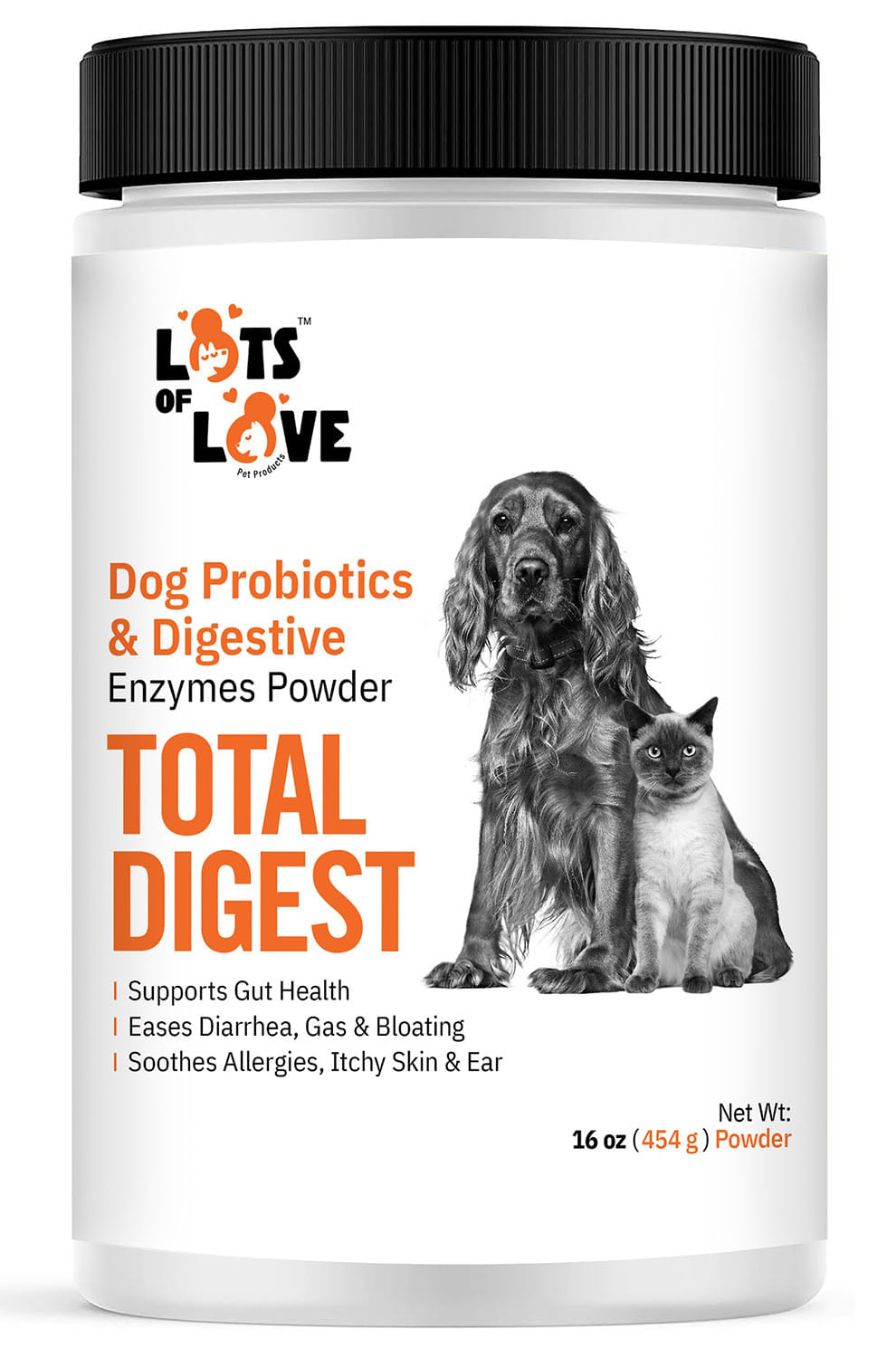 Lots of Love Total Digest for Dogs and Cats, 16oz Jeffers