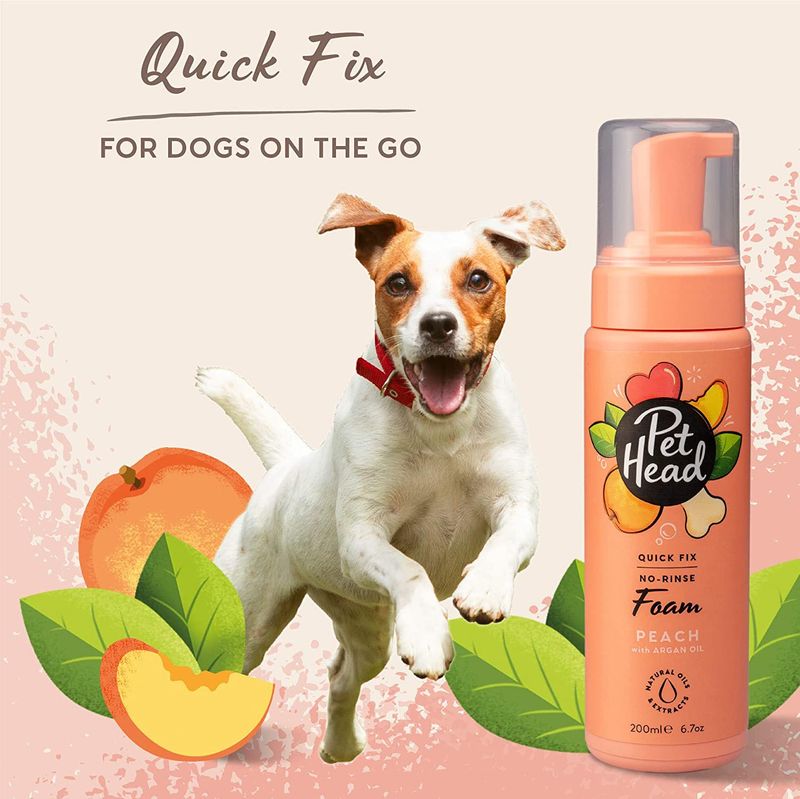 Pet Head Dog Grooming Deodorizer Quick Fix Foam, 6.7oz Jeffers
