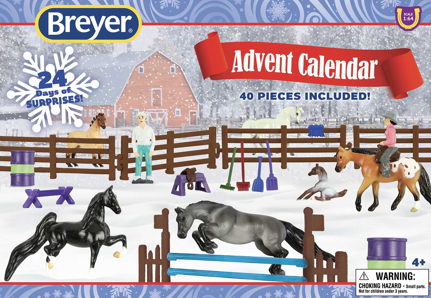 Breyer 2023 Horse Play Set Advent Calendar Jeffers