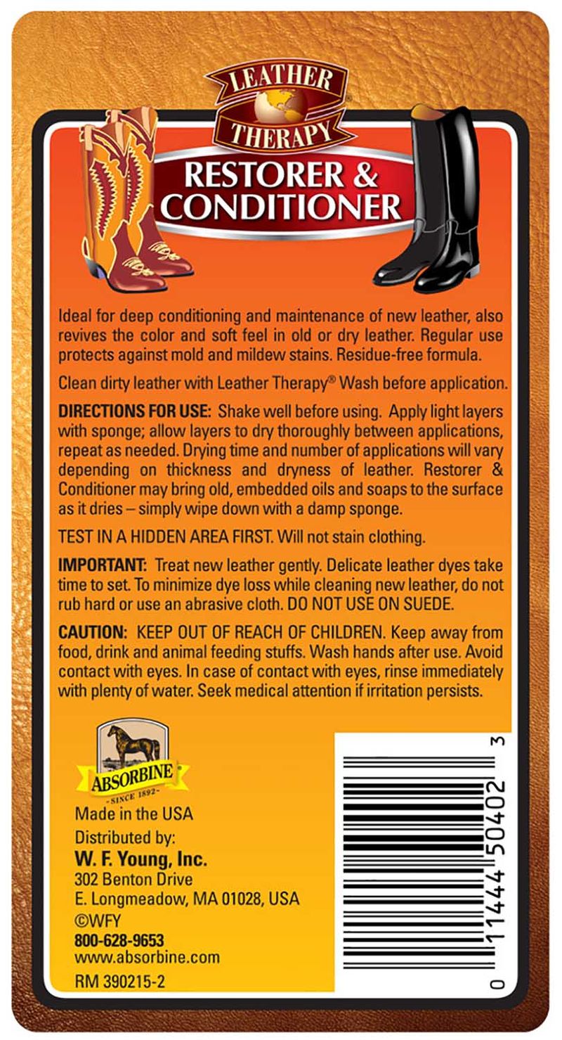 Leather Therapy Restorer & Conditioner Jeffers