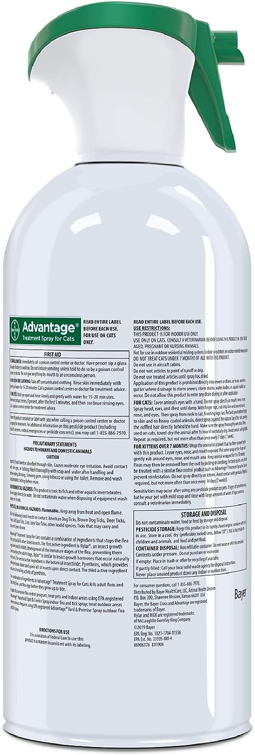 Advantage spray hot sale for cats