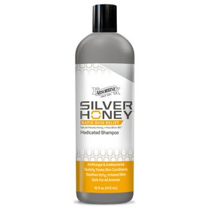Silver Honey Rapid Skin Relief Medicated Shampoo, 16 fl oz Bottle