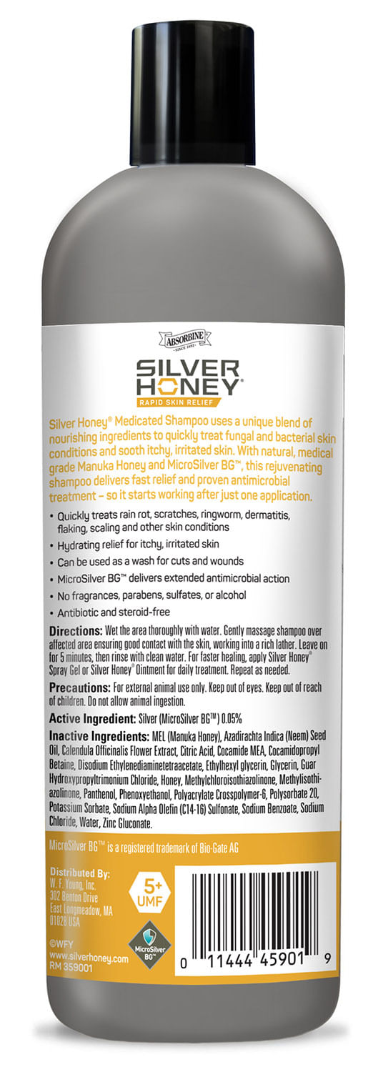 Silver-Honey-Rapid-Skin-Relief-Medicated-Shampoo-16-fl-oz-Bottle