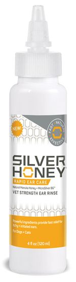 Silver-Honey-Rapid-Ear-Care-Vet-Strength-Ear-Treatment-Rinse---Concentrated-Doses