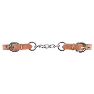 Martin Saddlery Harness and Twist Link Chain Curb Strap, 5-Chain Link
