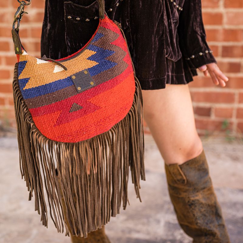 STS Crimson Sun Nellie Fringe Bag