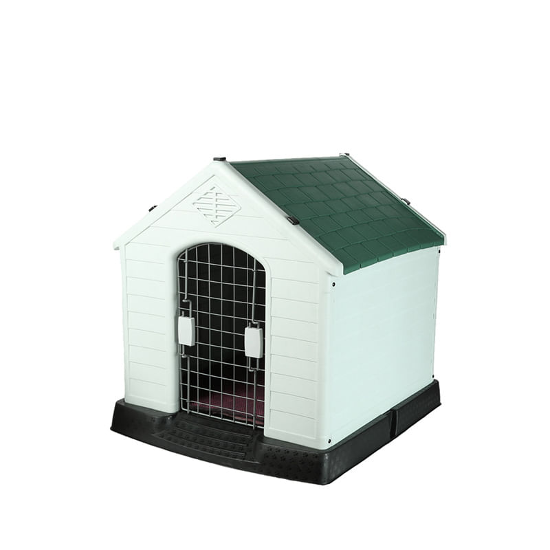 Green-Shingle-Roof-Dog-House