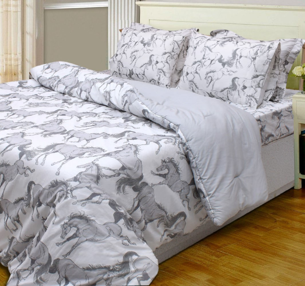 Horse Comforter Set By Lila Elegant Jeffers   1 