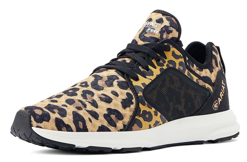 Women's Fuse Tennis Shoes, Leopard Print by Ariat Jeffers